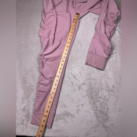 Athleta Attitude Sugarplum Mauve Dusty Rose Pink Athletic Jogger Pants 6 Tall - Picture 11 of 16